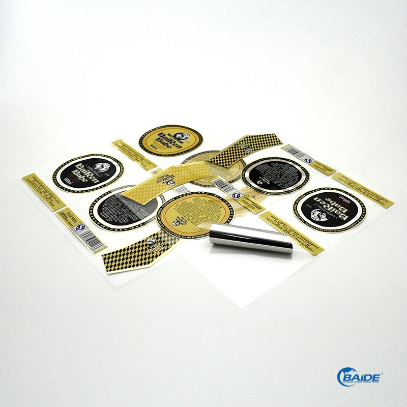 化妝品瓶貼不干膠貼紙印刷